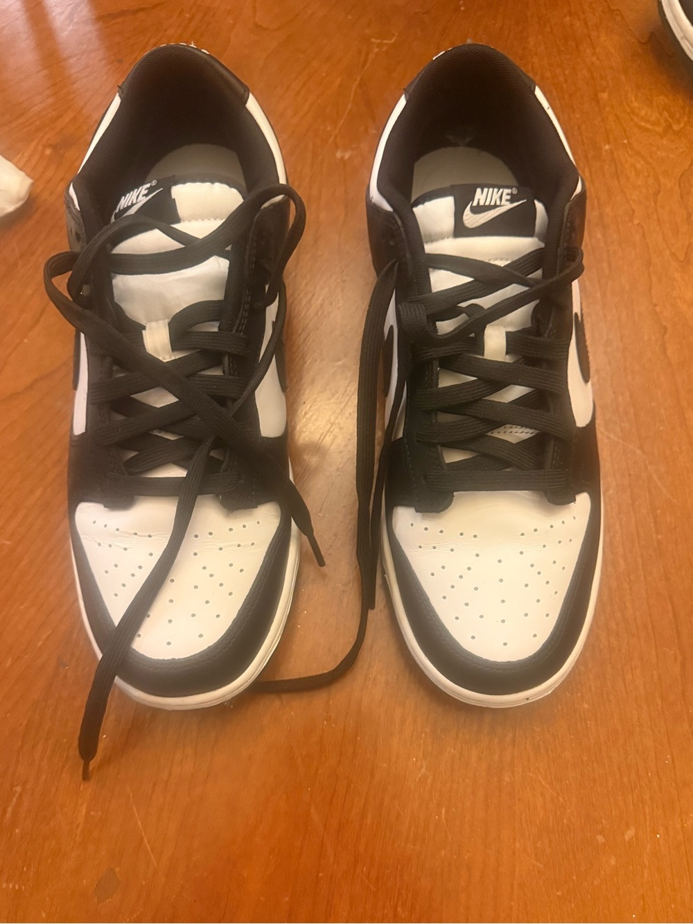 Nike Men’s Panda Black/White Low-Top Sneakers